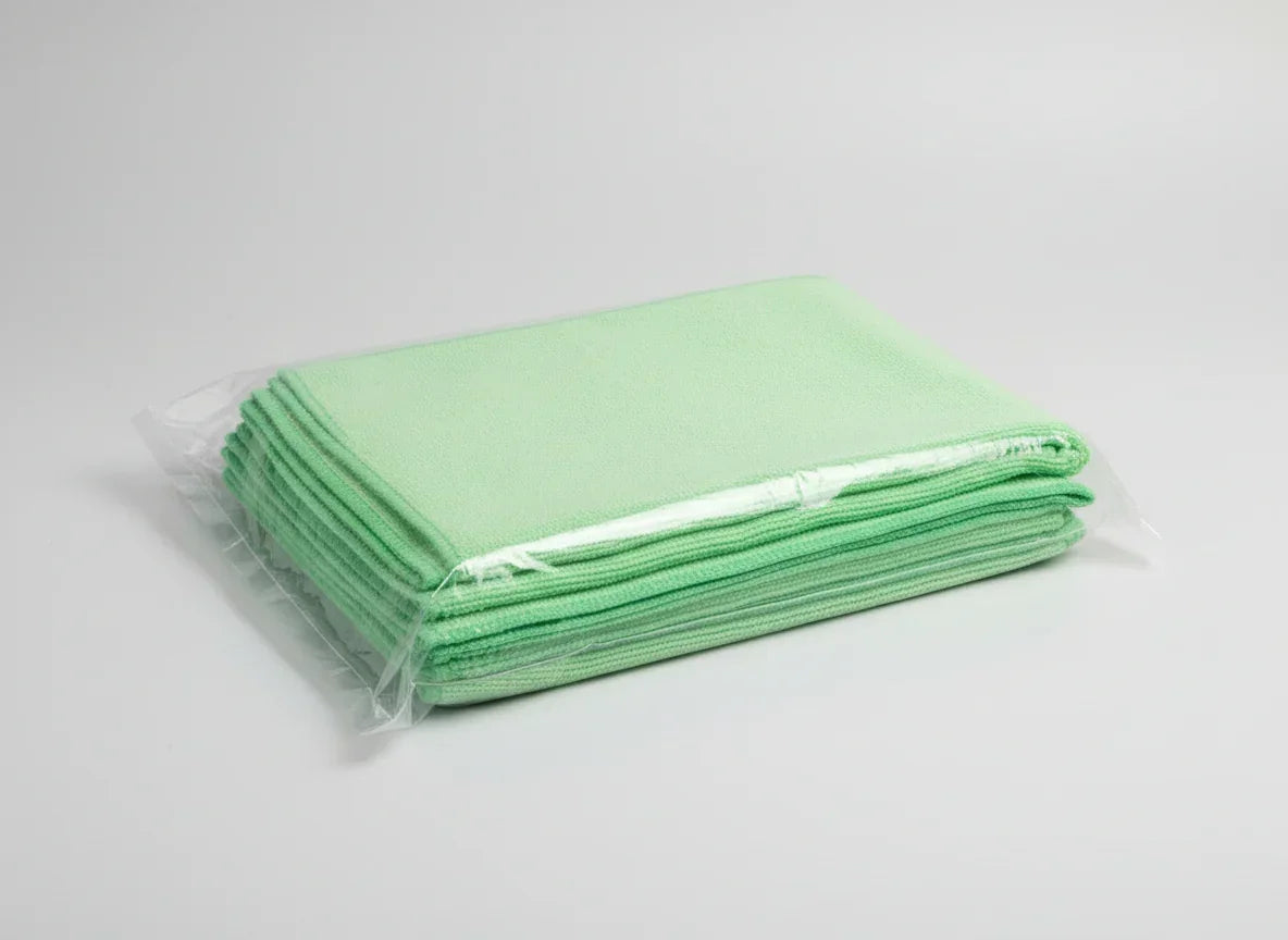 Pack 12 bayetas de microfibra verdes premium - Guía completa de limpieza