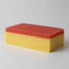 Esponja bimaterial post-obra poliuretano amarillo scrubber rojo 200x125x70mm Export Belmar