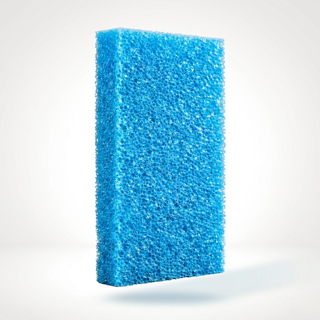 Esponja industrial post-obra azul poliuretano no abrasiva 250x115x30mm - Export Belmar