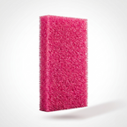 Esponja industrial post-obra rosa poliuretano no abrasiva 250x115x30mm - Export Belmar