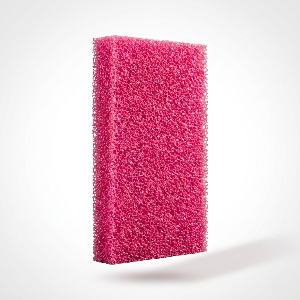 Esponja industrial post-obra rosa poliuretano no abrasiva 250x115x30mm - Export Belmar